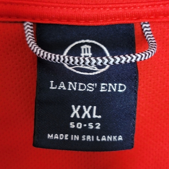 Lands' End | Gray Ribbed Textured 1/4 Zip Pullover Size XXL - Picture 3 of 4